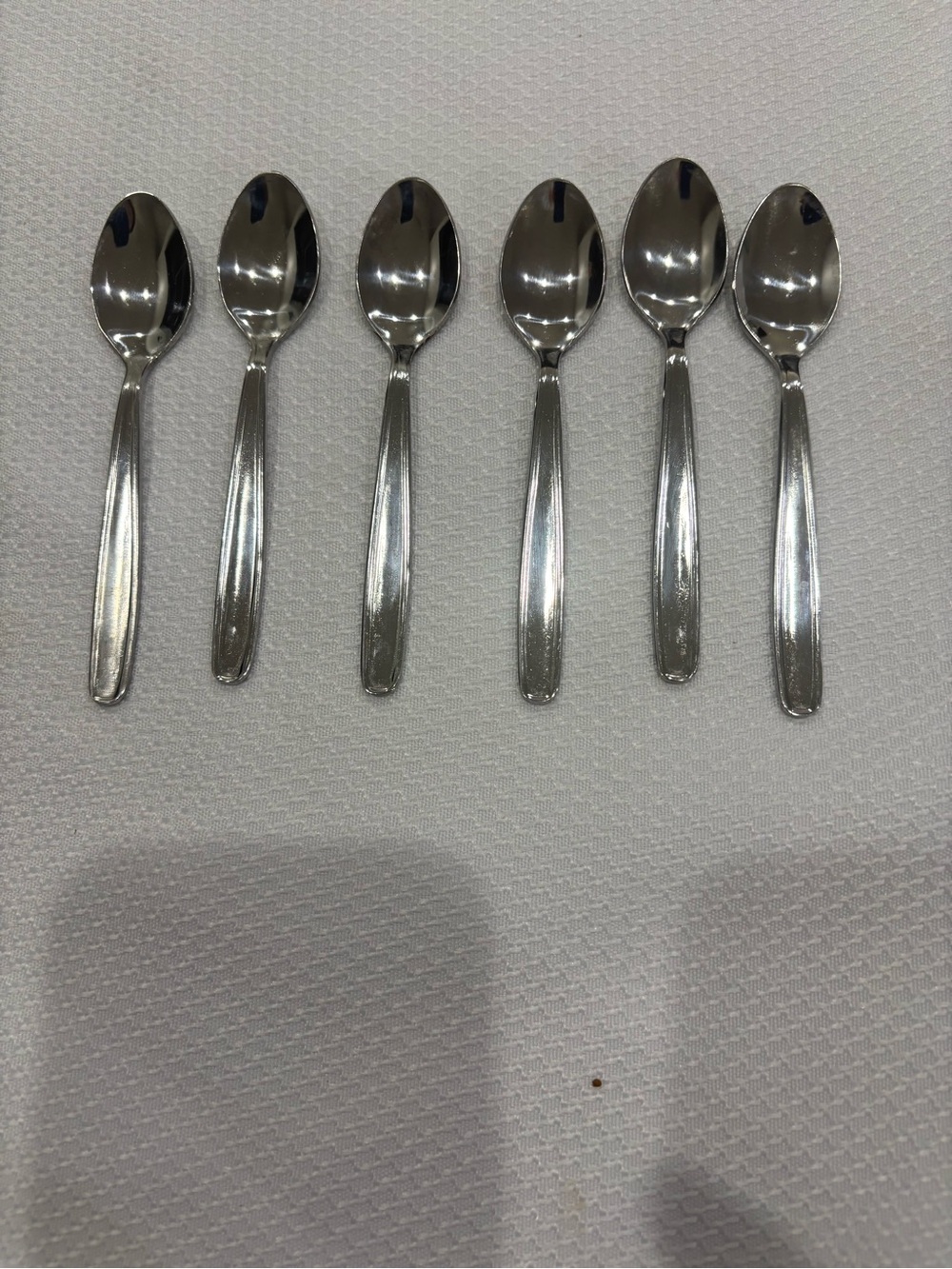 Vintage Alize 18/10 Stainless Steel Demitasse Spoons Set 6 Mini Espresso Coffee